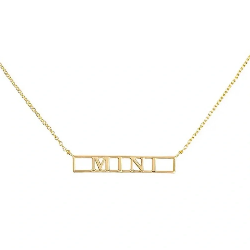 NEW Uncommon James “Mini”‎ Children’s Gold Bar Necklace